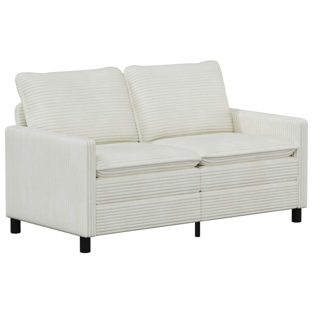 vidaXL Καναπές Κρεμ 156 x 81 x 87,5 εκ Πολυεστέρας