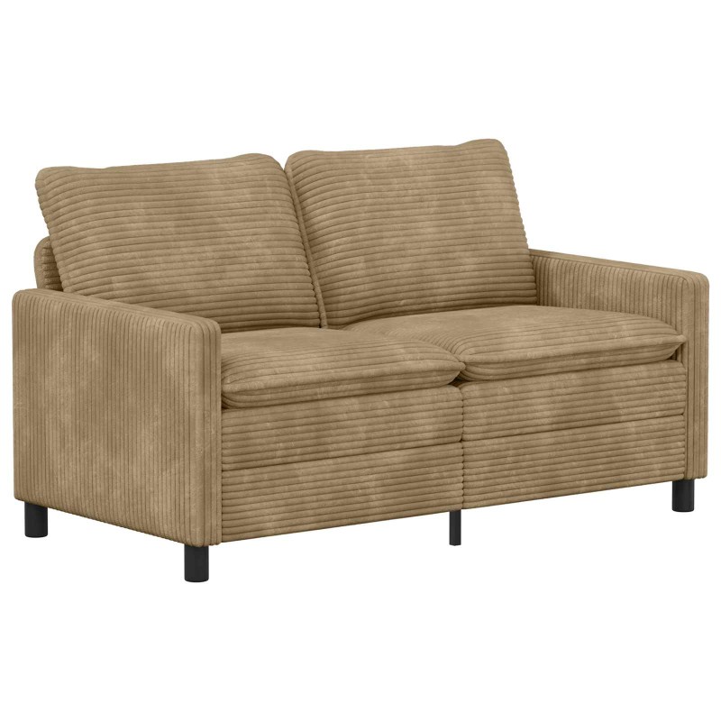 vidaXL Καναπές Taupe 156 x 81 x 87,5 εκ Πολυεστέρας