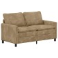 vidaXL Καναπές Taupe 156 x 81 x 87,5 εκ Πολυεστέρας