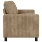 vidaXL Καναπές Taupe 156 x 81 x 87,5 εκ Πολυεστέρας