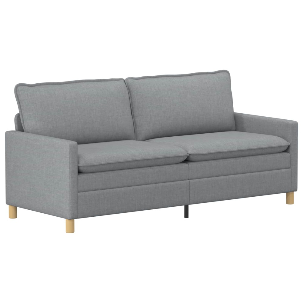vidaXL Καναπές Ανοιχτό γκρι 196 x 81 x 87,5 εκ. Ύφασμα