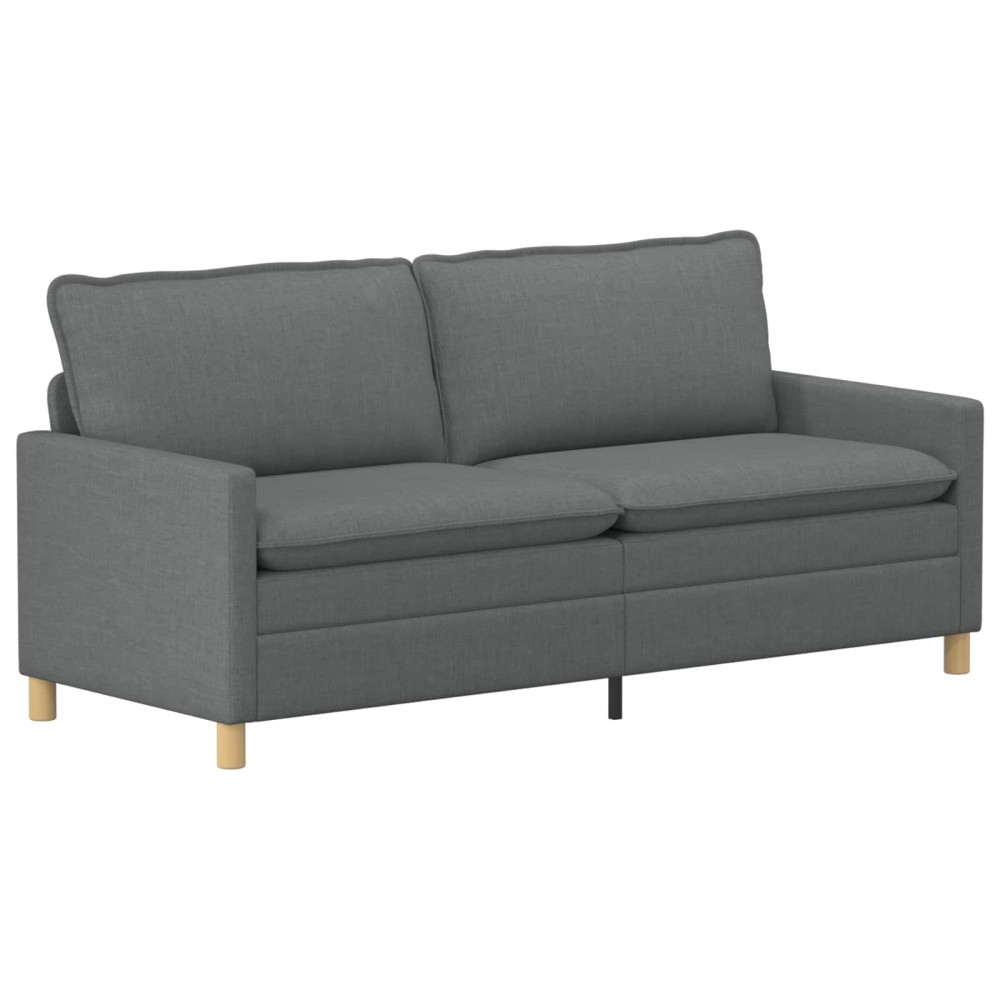 vidaXL Καναπές Σκούρο Γκρι 196 x 81 x 87,5 εκ. Ύφασμα