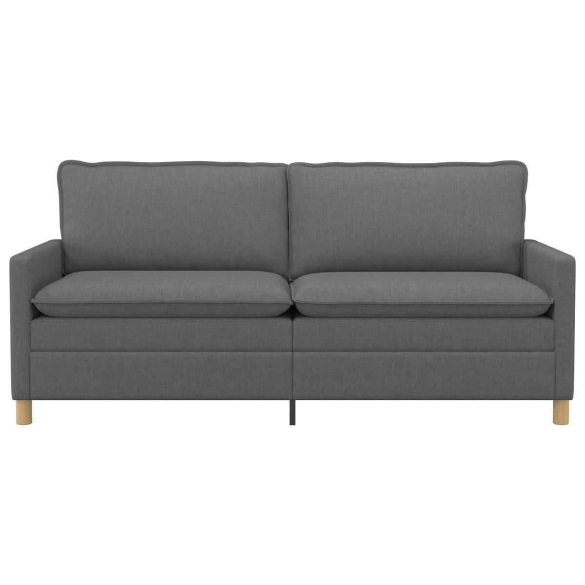 vidaXL Καναπές Σκούρο Γκρι 196 x 81 x 87,5 εκ. Ύφασμα