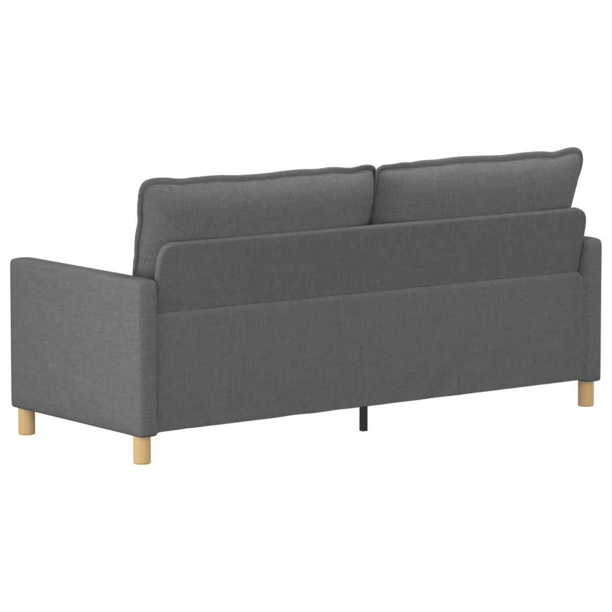 vidaXL Καναπές Σκούρο Γκρι 196 x 81 x 87,5 εκ. Ύφασμα