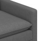 vidaXL Καναπές Σκούρο Γκρι 196 x 81 x 87,5 εκ. Ύφασμα