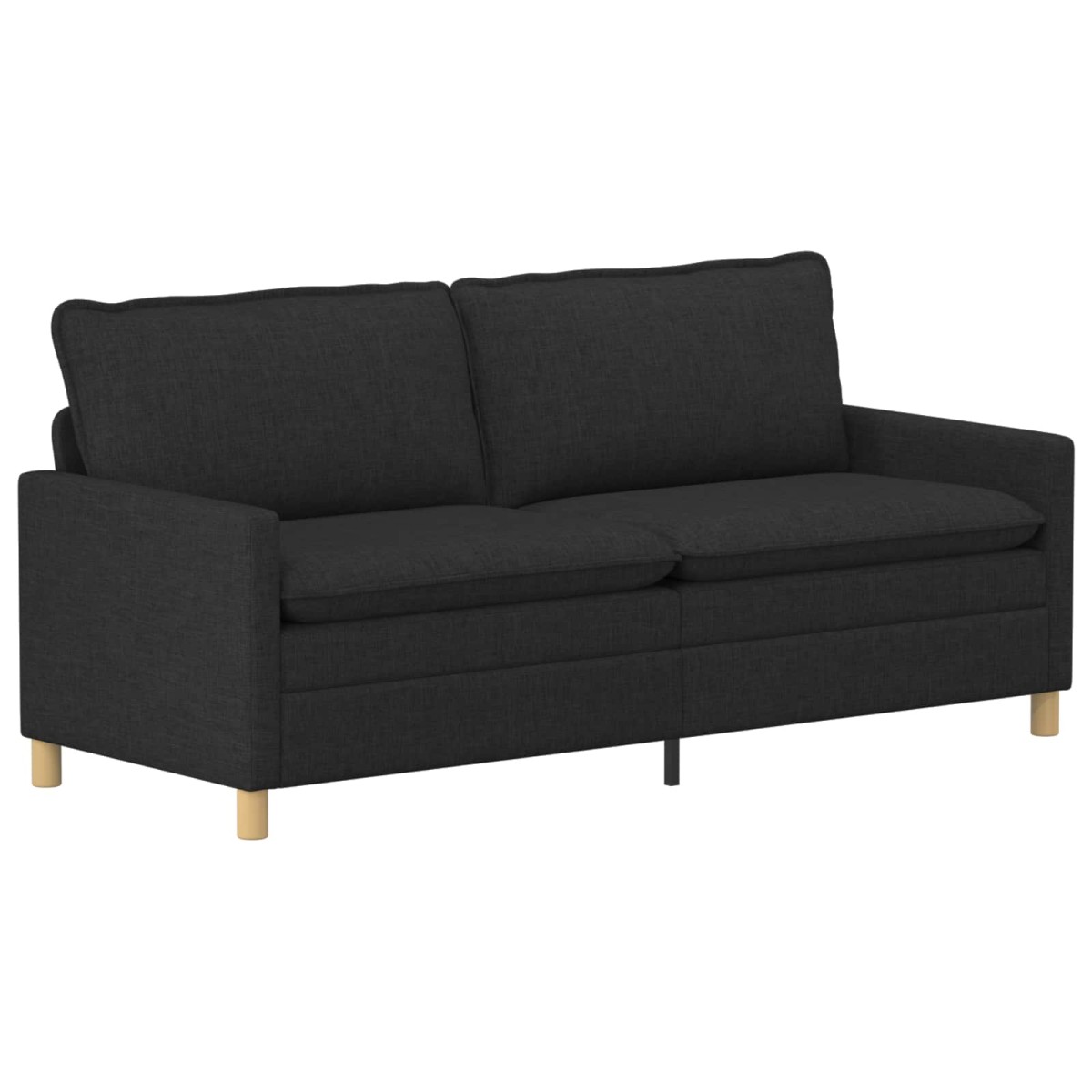 vidaXL Καναπές Μαύρο 196 x 81 x 87,5 εκ. Ύφασμα