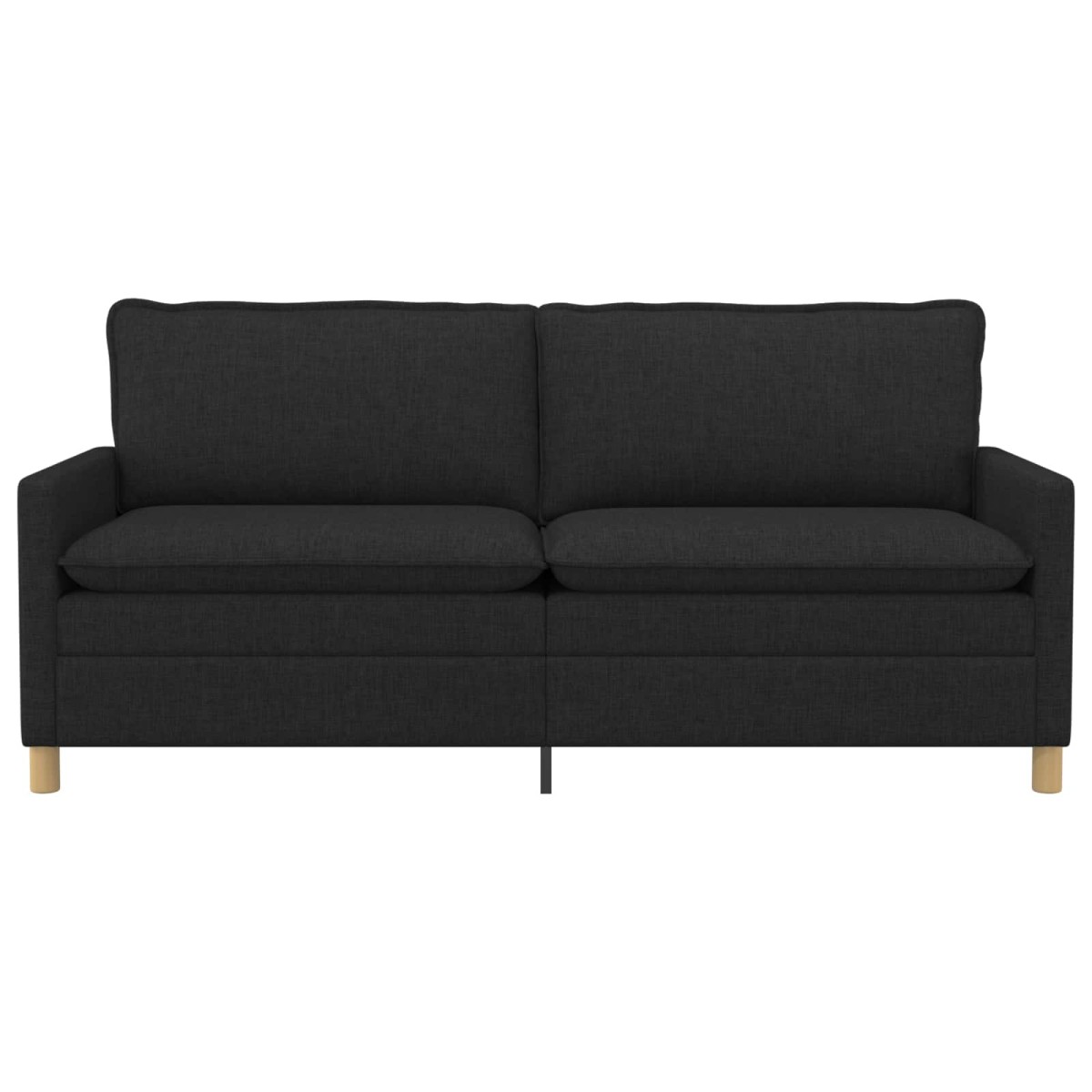 vidaXL Καναπές Μαύρο 196 x 81 x 87,5 εκ. Ύφασμα