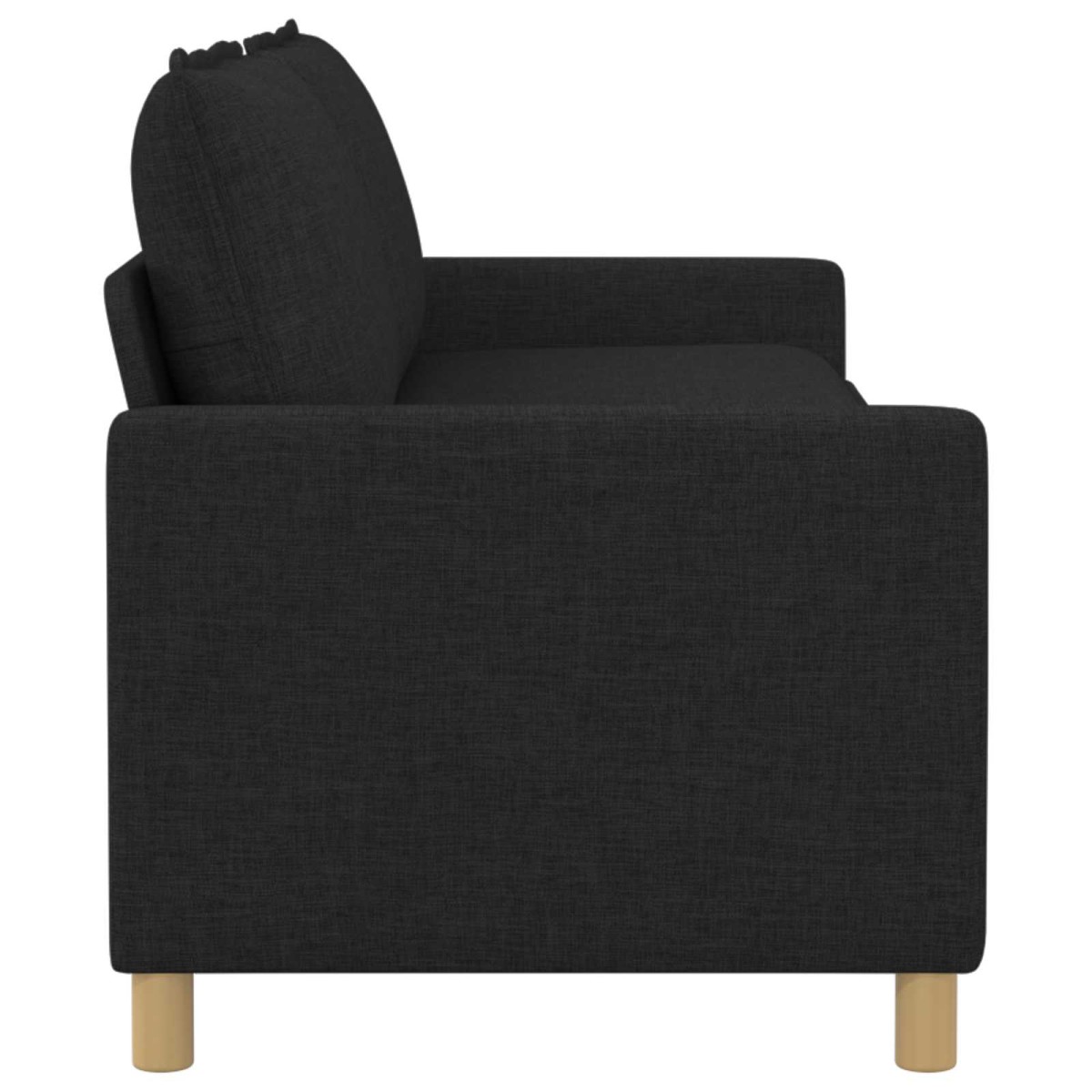 vidaXL Καναπές Μαύρο 196 x 81 x 87,5 εκ. Ύφασμα