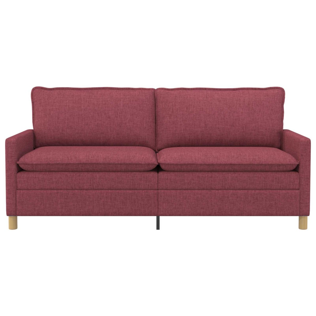 vidaXL Καναπές Κόκκινο 196 x 81 x 87,5 εκ. Ύφασμα