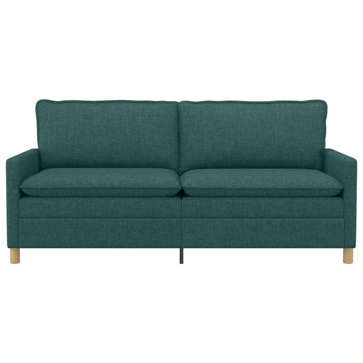 vidaXL Καναπές Σκούρο Πράσινο 196 x 81 x 87,5 εκ. Ύφασμα