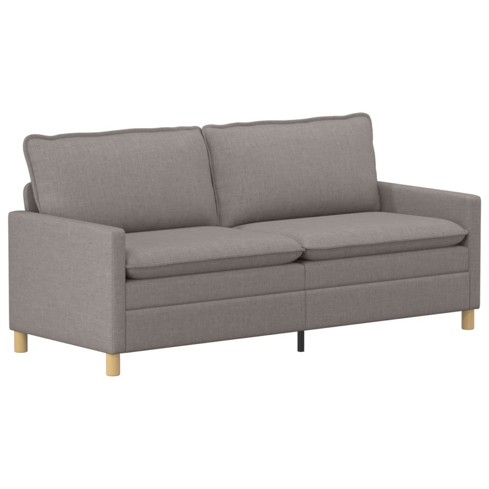 vidaXL Καναπές Taupe 196 x 81 x 87,5 εκ. Ύφασμα