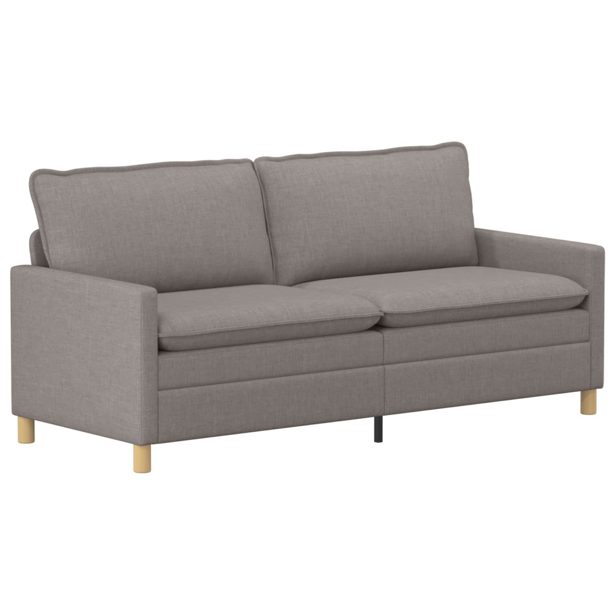 vidaXL Καναπές Taupe 196 x 81 x 87,5 εκ. Ύφασμα