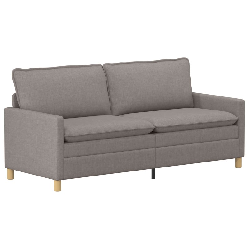 vidaXL Καναπές Taupe 196 x 81 x 87,5 εκ. Ύφασμα