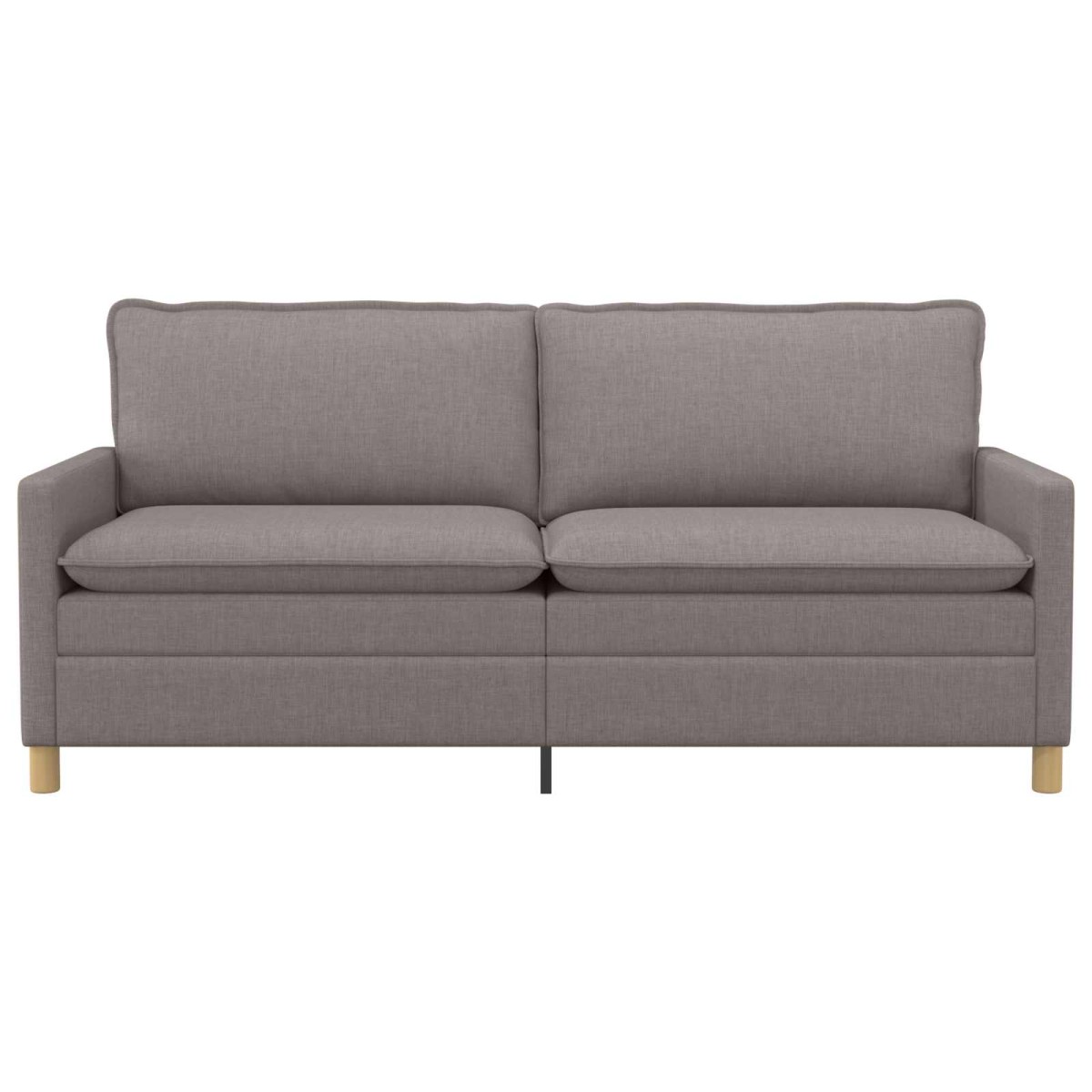 vidaXL Καναπές Taupe 196 x 81 x 87,5 εκ. Ύφασμα