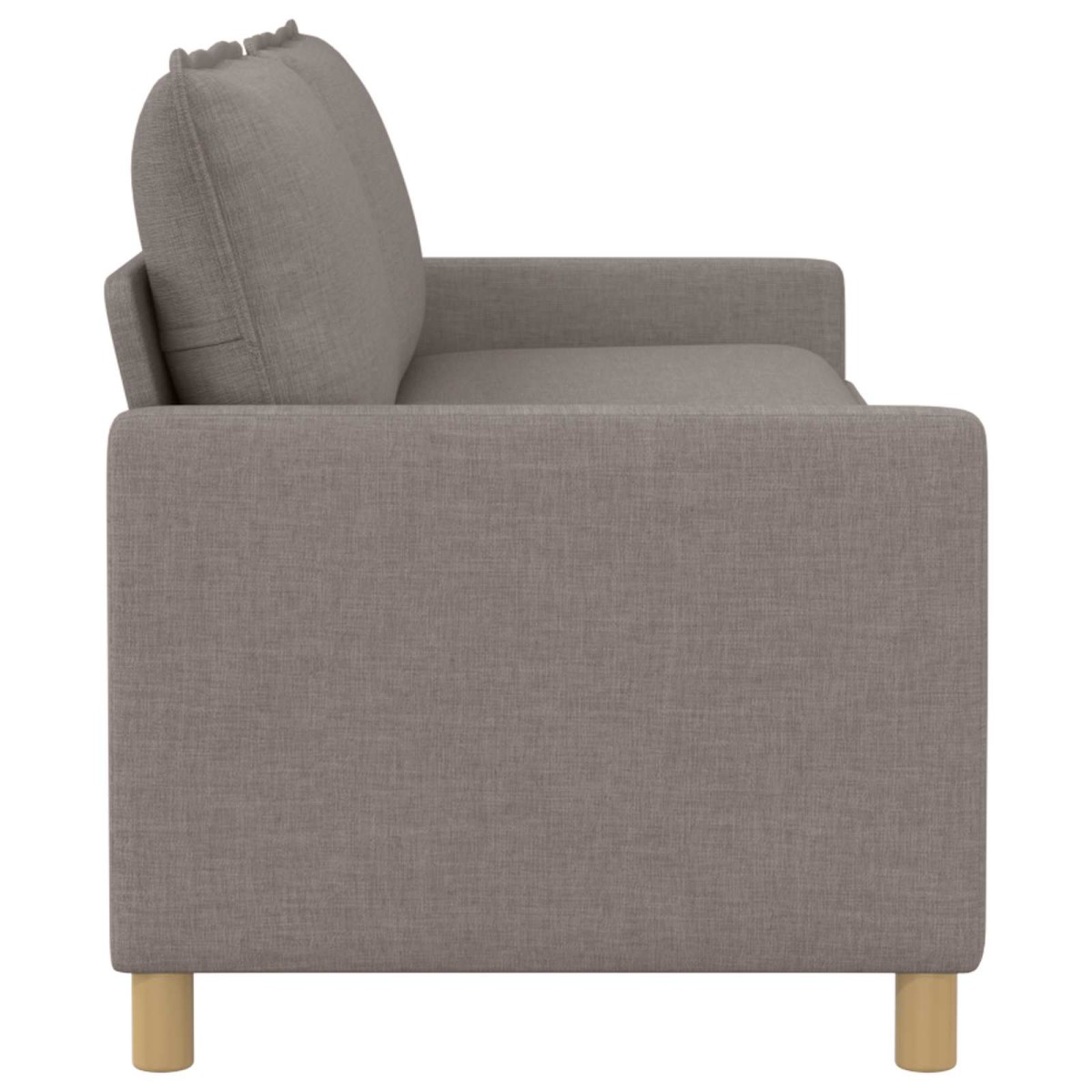 vidaXL Καναπές Taupe 196 x 81 x 87,5 εκ. Ύφασμα