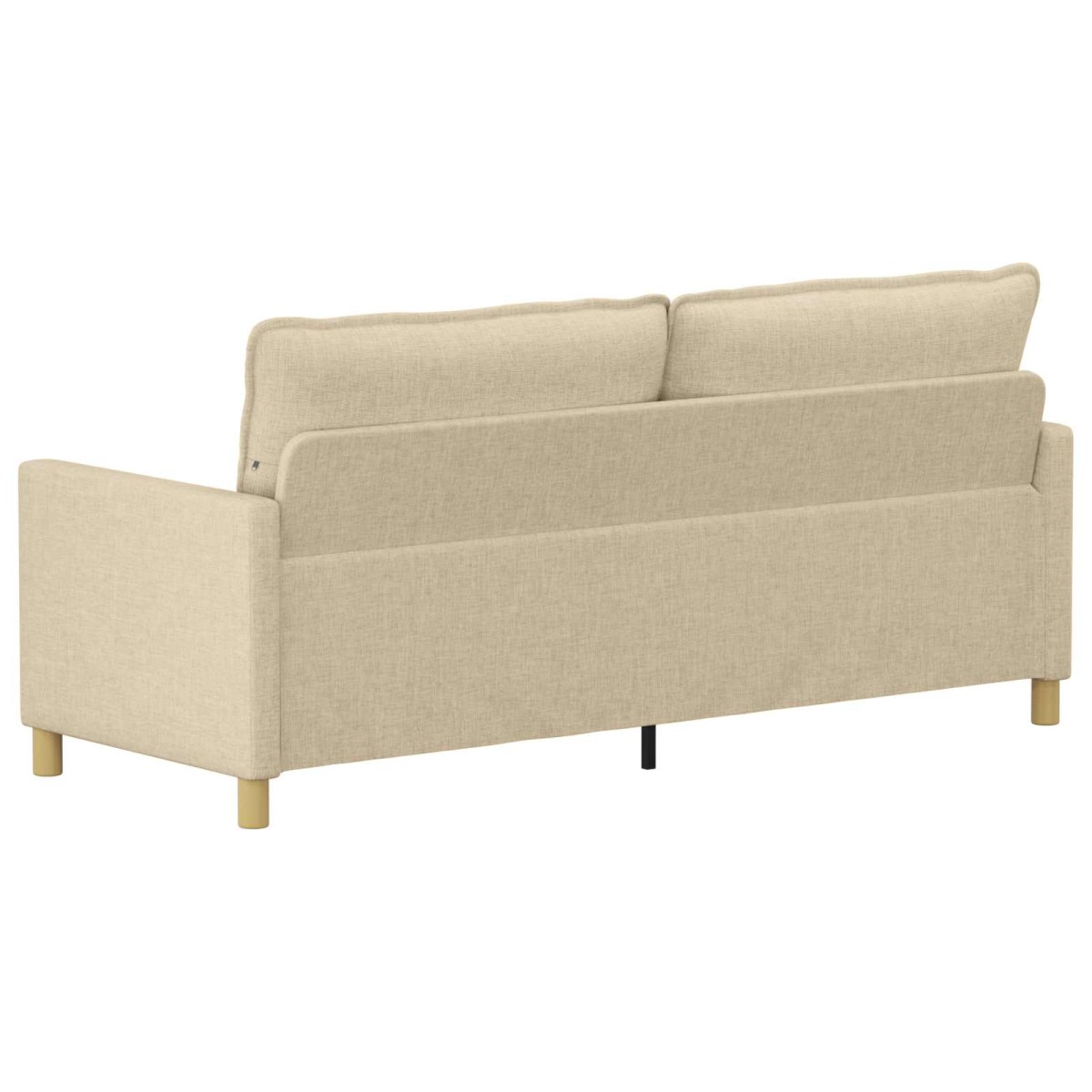 vidaXL Καναπές Κρεμ 196 x 81 x 87,5 εκ. Ύφασμα