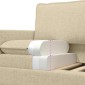 vidaXL Καναπές Κρεμ 196 x 81 x 87,5 εκ. Ύφασμα