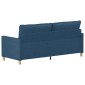 vidaXL Καναπές Μπλε 196 x 81 x 87,5 εκ. Ύφασμα