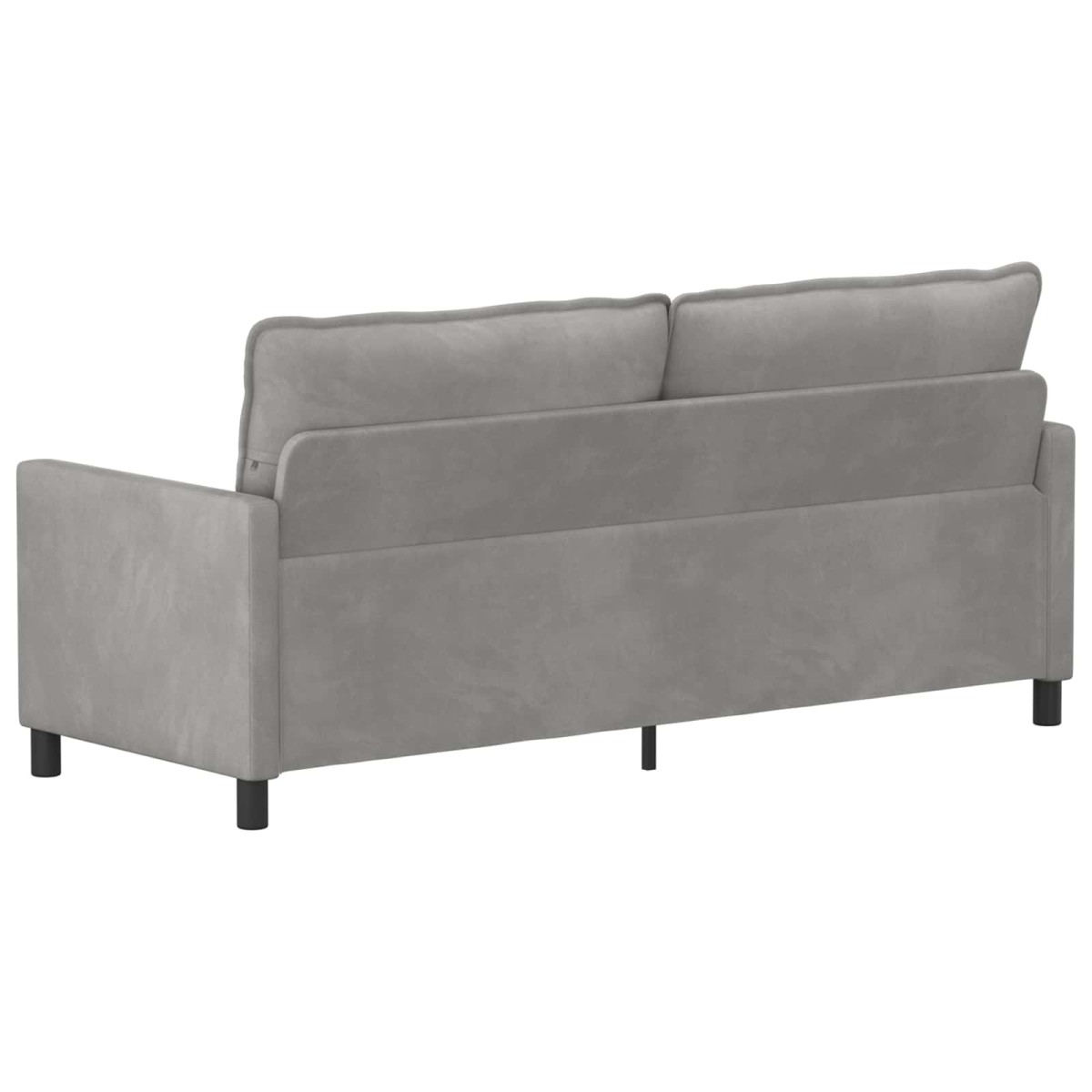vidaXL Καναπές Ανοιχτό γκρι 196 x 81 x 87,5 εκ. Βελούδο