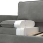 vidaXL Καναπές Σκούρο Γκρι 196 x 81 x 87,5 εκ. Βελούδο