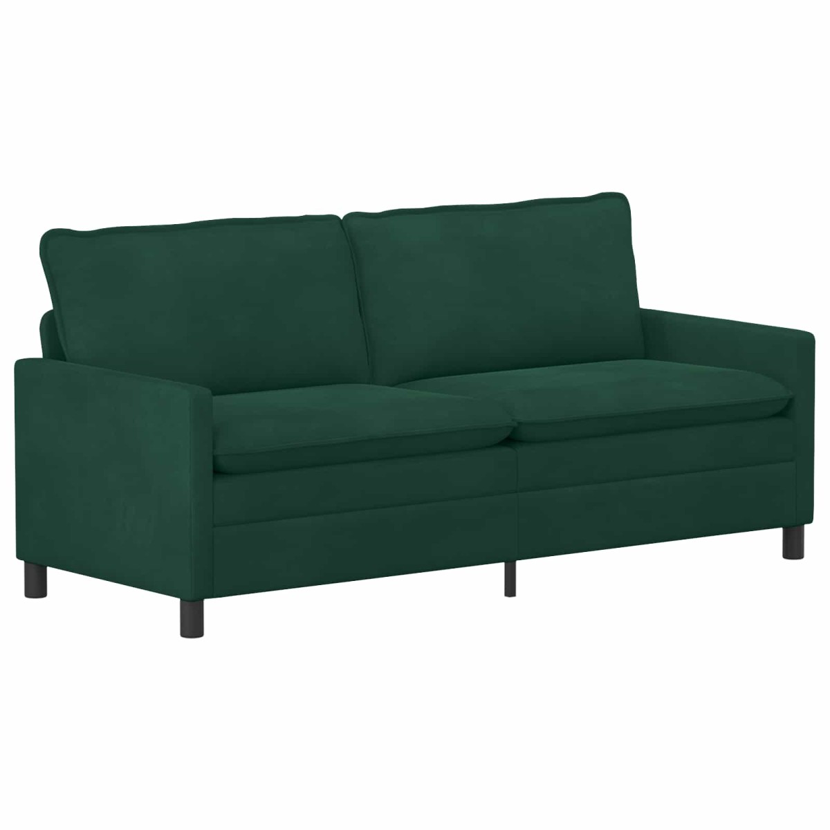 vidaXL Καναπές Σκούρο Πράσινο 196 x 81 x 87,5 εκ. Βελούδο