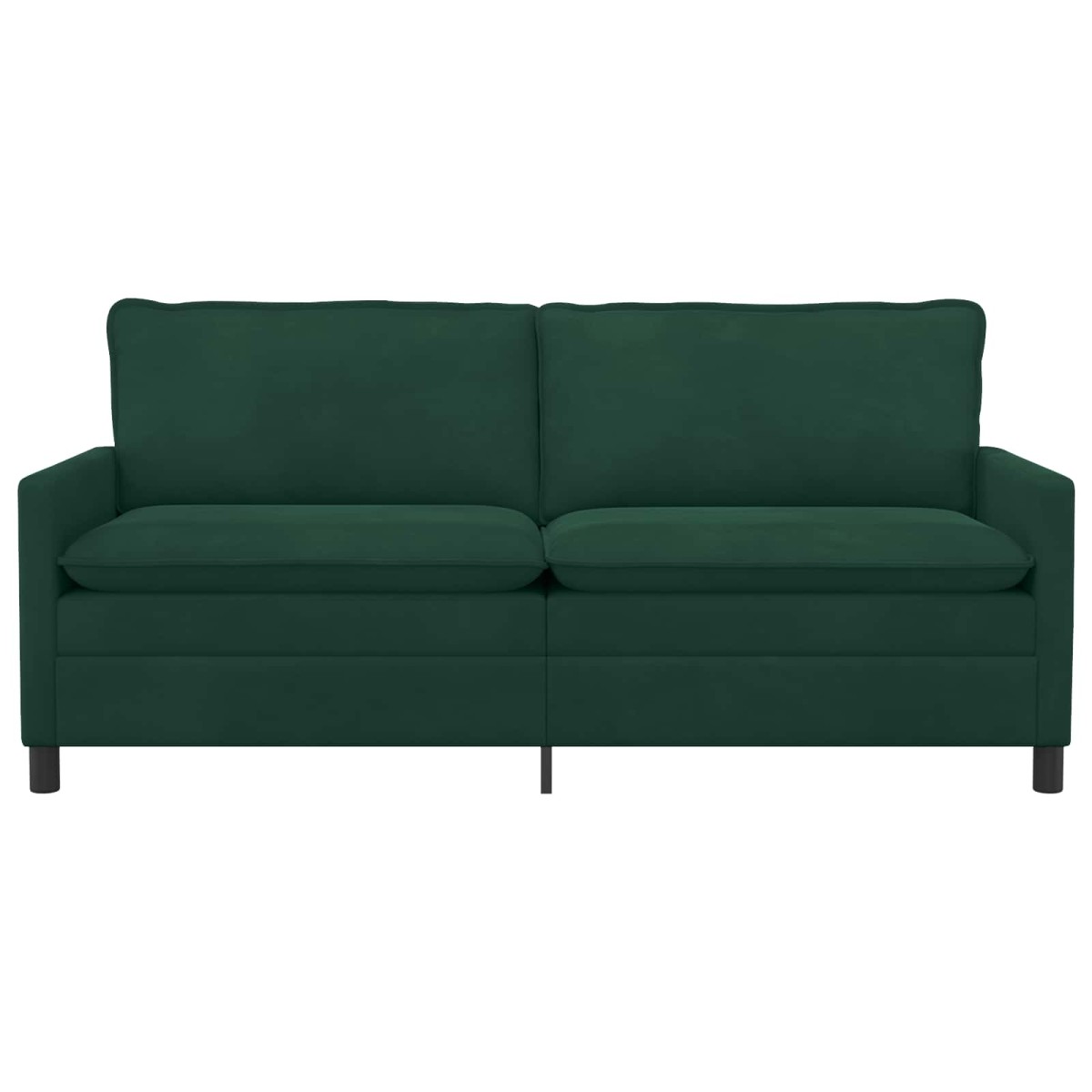vidaXL Καναπές Σκούρο Πράσινο 196 x 81 x 87,5 εκ. Βελούδο
