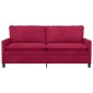 vidaXL Καναπές Κόκκινο 196 x 81 x 87,5 εκ. Βελούδο