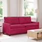vidaXL Καναπές Κόκκινο 196 x 81 x 87,5 εκ. Βελούδο