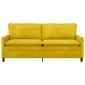 vidaXL Καναπές Κίτρινο 196 x 81 x 87,5 εκ. Βελούδο