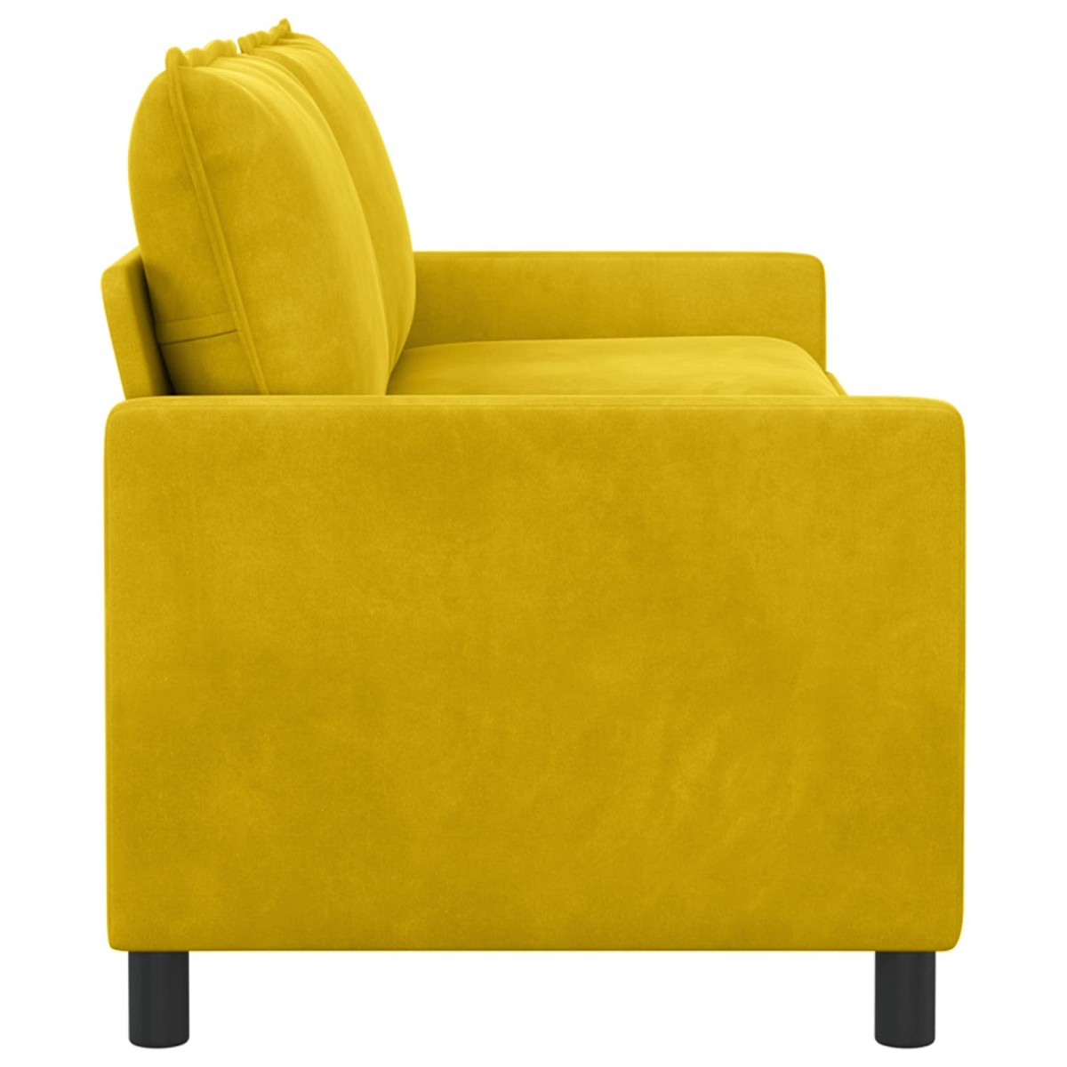 vidaXL Καναπές Κίτρινο 196 x 81 x 87,5 εκ. Βελούδο