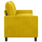 vidaXL Καναπές Κίτρινο 196 x 81 x 87,5 εκ. Βελούδο
