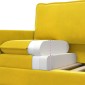 vidaXL Καναπές Κίτρινο 196 x 81 x 87,5 εκ. Βελούδο
