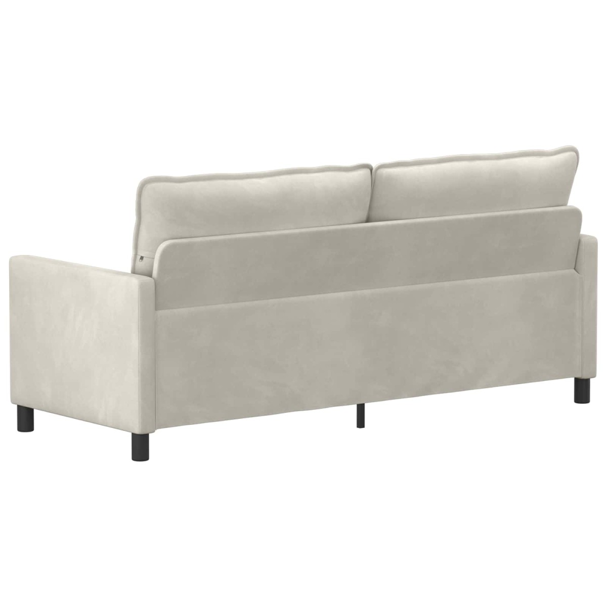 vidaXL Καναπές Κρεμ 196 x 81 x 87,5 εκ. Βελούδο