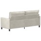 vidaXL Καναπές Κρεμ 196 x 81 x 87,5 εκ. Βελούδο