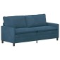 vidaXL Καναπές Μπλε 196 x 81 x 87,5 εκ. Βελούδο