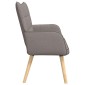 vidaXL Καναπές 2 ατόμων Taupe 115 x 61 x 87 εκ. Ύφασμα