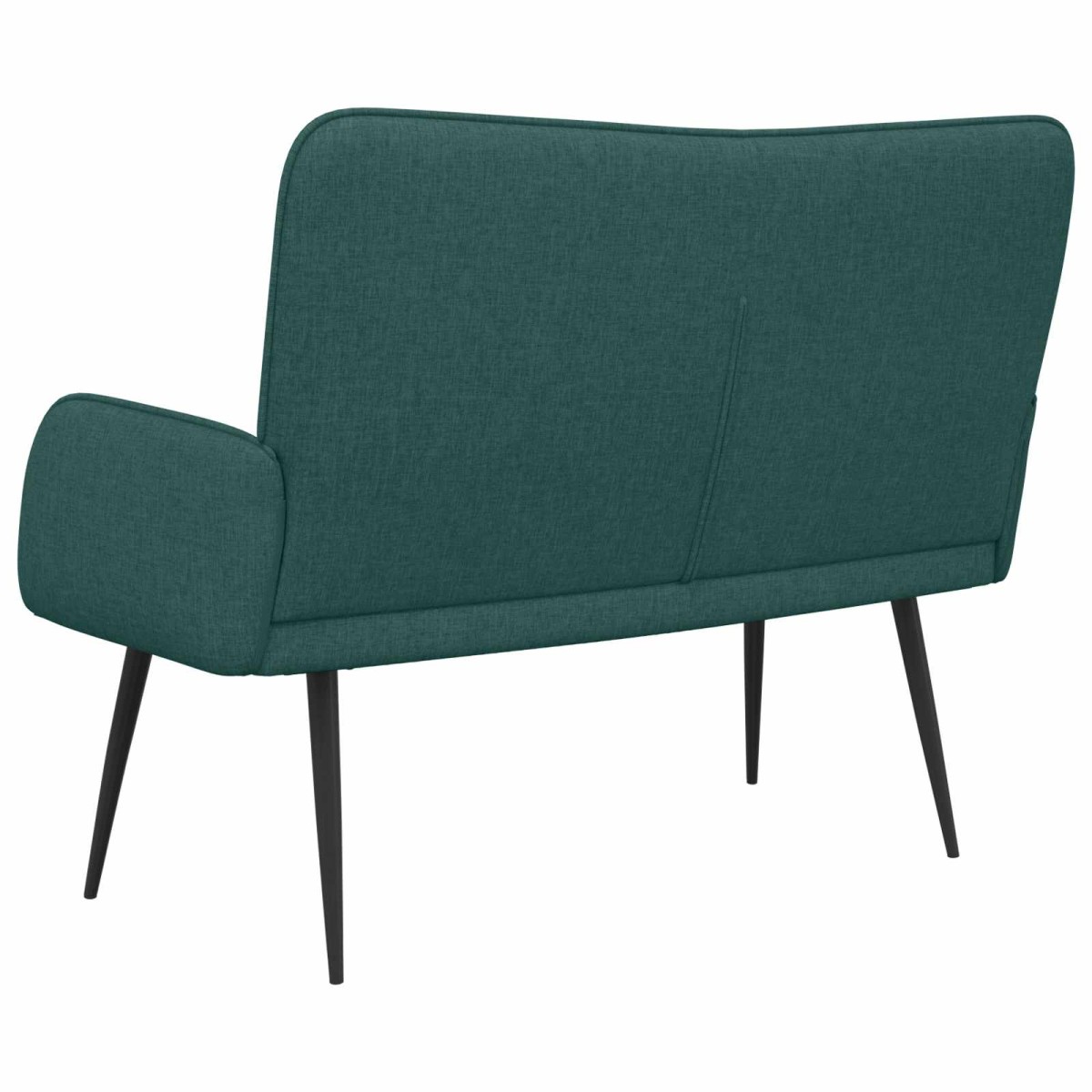 vidaXL Καναπές 2 ατόμων Σκούρο Πράσινο 115 x 61 x 87 εκ. Ύφασμα