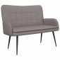 vidaXL Καναπές 2 ατόμων Taupe 115 x 61 x 87 εκ. Ύφασμα