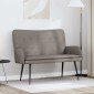 vidaXL Καναπές 2 ατόμων Taupe 115 x 61 x 87 εκ. Ύφασμα