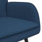vidaXL Καναπές 2 ατόμων Μπλε 115 x 61 x 87 εκ. Ύφασμα
