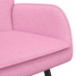 vidaXL Καναπές 2 ατόμων Ροζ 115 x 61 x 87 εκ. Ύφασμα