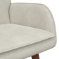 vidaXL Καναπές 2 ατόμων Κρεμ 115 x 61 x 87 εκ. Βελούδο