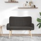 vidaXL Καναπές 2 ατόμων Σκούρο Γκρι 115 x 61 x 87 εκ. Μπουκλέ