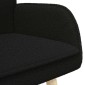 vidaXL Καναπές 2 ατόμων Μαύρο 115 x 61 x 87 εκ. Μπουκλέ