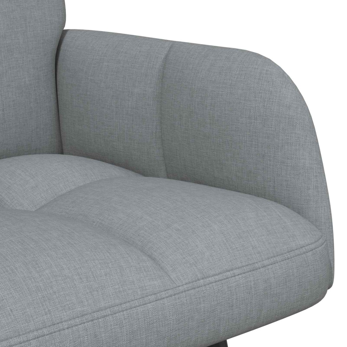 vidaXL Καναπές 2 ατόμων Ανοιχτό γκρι 115 x 61 x 87 εκ. Ύφασμα