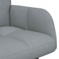 vidaXL Καναπές 2 ατόμων Ανοιχτό γκρι 115 x 61 x 87 εκ. Ύφασμα