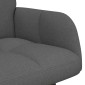 vidaXL Καναπές 2 ατόμων Σκούρο Γκρι 115 x 61 x 87 εκ. Ύφασμα