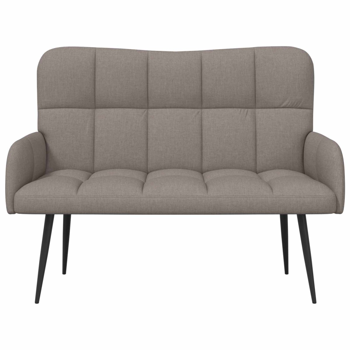 vidaXL Καναπές 2 ατόμων Taupe 115 x 61 x 87 εκ. Ύφασμα