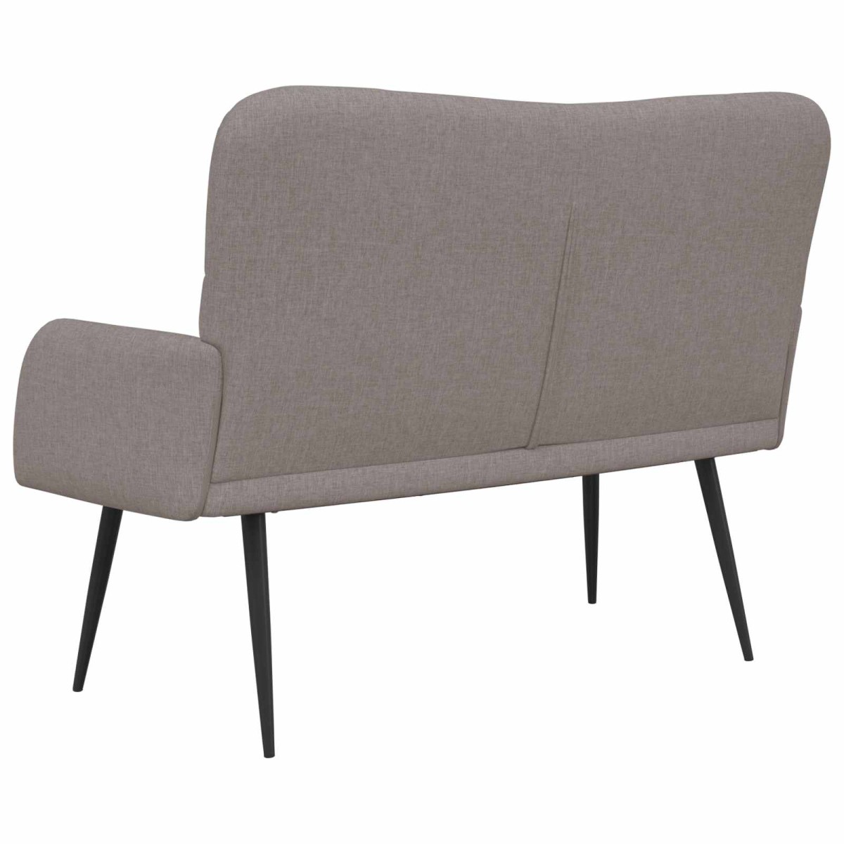 vidaXL Καναπές 2 ατόμων Taupe 115 x 61 x 87 εκ. Ύφασμα