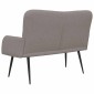 vidaXL Καναπές 2 ατόμων Taupe 115 x 61 x 87 εκ. Ύφασμα